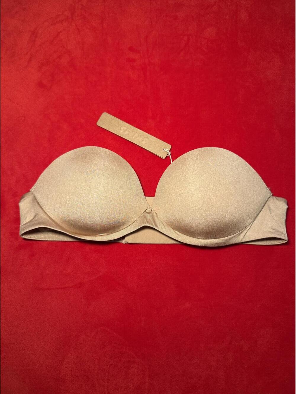 Skims Ultimate Push Up Strapless Bra Color Clay Size 36A